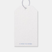 モノグラムクレストカスタムギフトラベル ギフトタグ (裏面)