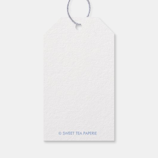 モノグラムクレストカスタムギフトラベル ギフトタグ (裏面)