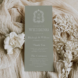 モノグラムクレストセージ結婚グリーン プログラム