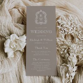 モノグラムクレストタ結婚ウペ プログラム