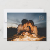 モノグラムクレストハートクラウンバラ金ゴールド白 招待状 (裏面)