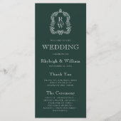 モノグラムクレストフォレストグリーン結婚ズ プログラム (正面)