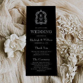 モノグラムクレスト結婚ブラック プログラム