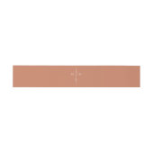 モノグラムクロスと手書き風文字のクリスチャンウェディング 招待状ベリーバンド (フラット)