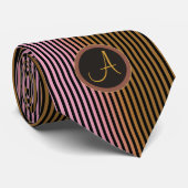 モノグラムクールレトロタストライプのイ ネクタイ (ロール)