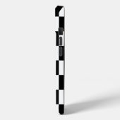 モノグラムクール白黒パタ市松模様にーン Case-Mate iPhoneケース (裏面 / 左)