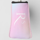 モノグラムグラデーションホログラフィックピガーリーンク ゴルフヘッドカバー (回転90)