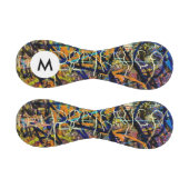 モノグラムグラフィティ背景 野球ボール (パネル)