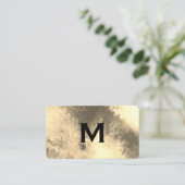 モノグラムグランジセピア 名刺 (スタンド正面)