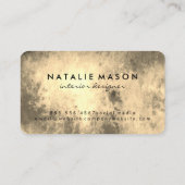 モノグラムグランジセピア 名刺 (裏面)