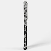 モノグラムグリッターアイシクルズグラム SAMSUNG GALAXYケース (右側面)