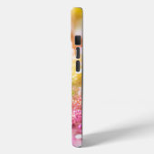 モノグラムグリッターレインボーバックグラウンド Case-Mate iPhoneケース (裏面 / 左)