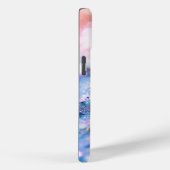 モノグラムグリッターレインボーバックグラウンド Case-Mate iPhoneケース (裏面 / 右)