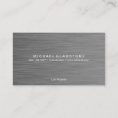 モノグラムグリッドスチールブラシの外観 名刺 (裏面)