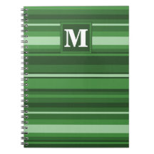 モノグラムグリーンストライプ