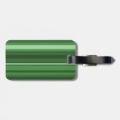 モノグラムグリーンストライプ ラゲッジタグ (裏面横)