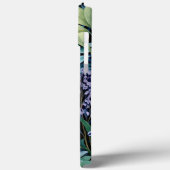 モノグラムグリーンブルーパープルホワイトフローラ緑 Case-Mate iPhoneケース (裏面 / 左)