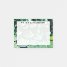 モノグラムグリーンリリパッド池 ポストイット