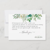 モノグラムグリーン ユーカリ 感謝 (裏面)