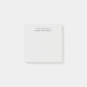 モノグラムグレイシンプルの机から ポストイット (正面)