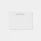 モノグラムグレイシンプルの机から ポストイット (正面)