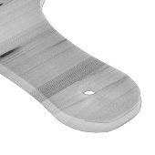 モノグラムグレイフェイクブッチャーブロックウッド | DIY文字 カッティングボード (角)