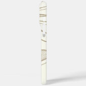 モノグラムグレーとピンクモダンメダリオンパターン Case-Mate iPhoneケース (裏面 / 左)