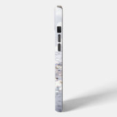 モノグラムグレーグラマラスグリッター Case-Mate iPhoneケース (裏面 / 左)