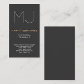 モノグラムグレースポーツパーソナルトレーナー名刺 名刺 (正面/裏面)