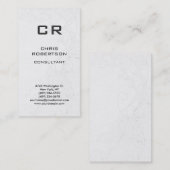 モノグラムグレーダマスクパターン名刺 名刺 (正面/裏面)