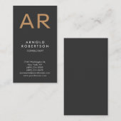 モノグラムグレートレンディーコンサルタント名刺 名刺 (正面/裏面)