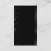 モノグラムグレーブラックコンサルタントの名刺 名刺 (裏面)