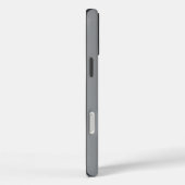 モノグラムグレーブラックパーソナル Case-Mate iPhoneケース (裏面 / 右)
