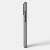 モノグラムグレーブラックパーソナル Case-Mate iPhoneケース (裏面 / 左)