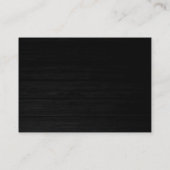 モノグラムグレーレッドウッドモダンコンサルタント 名刺 (裏面)