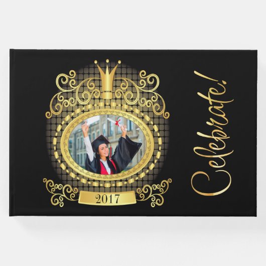 モノグラムゲスト、メモリ、卒業書 ゲストブック (正面)