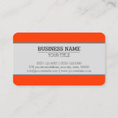 モノグラムコケリコ無地のット色の背景 名刺 (裏面)