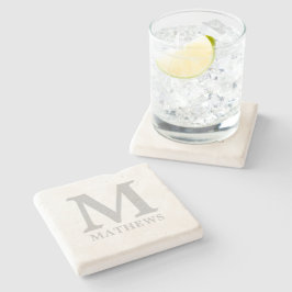 モノグラムコースター ストーンコースター