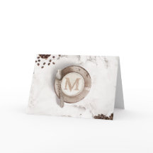 モノグラムコーヒーラテアート | ハッピーバースデー