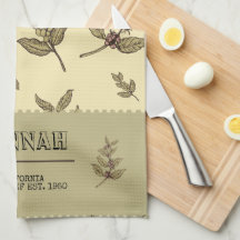 モノグラムコーヒー植物エレガントクラシックデザイン