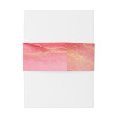 モノグラムコーラルピ結婚ンク 招待状ベリーバンド (裏面例)