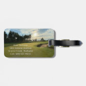 モノグラムゴルファーあなたのロゴを追加 ラゲッジタグ (裏面横)