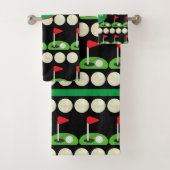 モノグラムゴルフバスルーム用タオルセット バスタオルセット (インサイチュ)