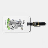 モノグラムゴルフバッグ ラゲッジタグ (正面横)