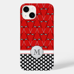 モノグラムゴルフパターズレッドブラック Case-Mate iPhone 14ケース