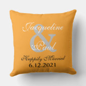 モノグラムサンセットハートカンタローペピロー クッション (裏面)