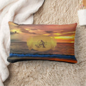 モノグラムサンセット1577 ランバークッション (ブランケット)