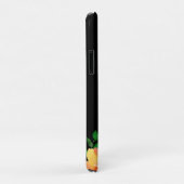 モノグラムシックピンクウォーターカラートレンディーフローラブラック Case-Mate iPhoneケース (裏面/右)