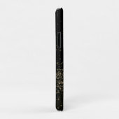 モノグラムシック金ゴールド紙吹雪 Case-Mate iPhoneケース (裏面/右)