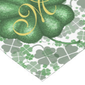 モノグラムシャムロックテーブルランナー ショートテーブルランナー (コーナー)